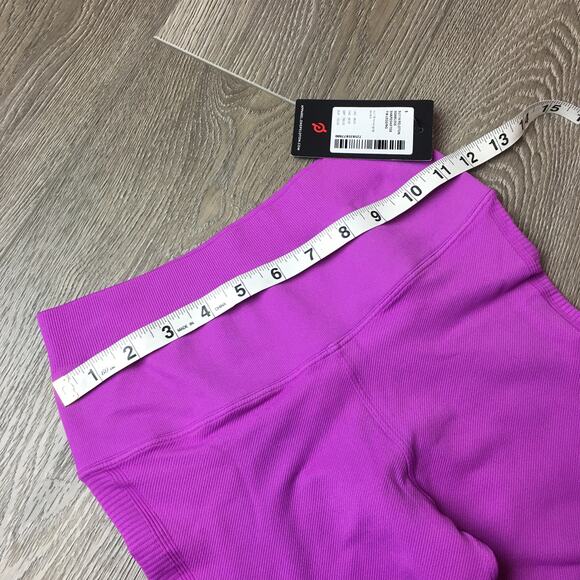 NWT Nux Peloton Women Seamless Shapeshifter Purple 7/8 Legging Yoga Gym Small - Picture 5 of 7